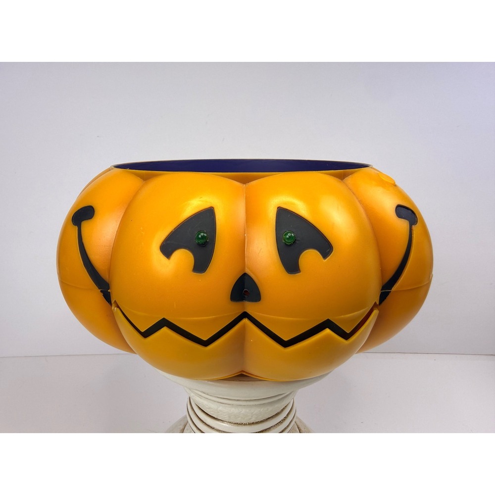 Gemmy Scary Server 2003 Talking Pumpkin Vintage Halloween Jack ~O~Lantern
